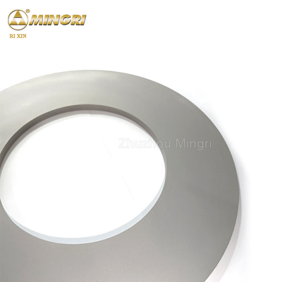 Pisau pemotong roller lingkaran karbida tungsten untuk memotong lembaran baja silikon atau foil aluminium