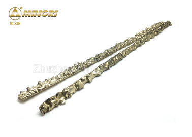Welding Tungsten Carbide Rod Bar Untuk Pengeboran Menghadapi Keras Gunakan batang Tembaga Emas