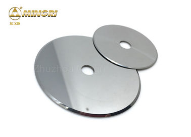 Hard Alloy Cemented Carbide Disc Cutter Pisau Bulat Kecil Untuk Memotong Plastik Tabung Pvc