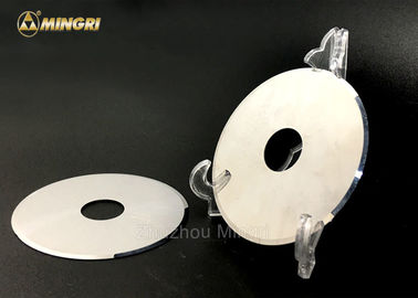 Pemotong Tembakau Pisau Pemotong Cemented Carbide Disc Cemented / Knief Round Shape