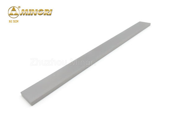 Ukuran Butir Halus 320 * 10 Produsen Zhuzhou Pasokan Tungsten Carbide Strip / Bar / Block Untuk Memotong Baja