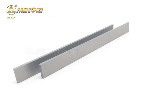 Ukuran Butir Halus 320 * 10 Produsen Zhuzhou Pasokan Tungsten Carbide Strip / Bar / Block Untuk Memotong Baja