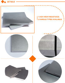 Plat Tungsten Carbide Sandblasted, Tungsten Carbide Blocks Dengan Ketahanan Aus Yang Baik