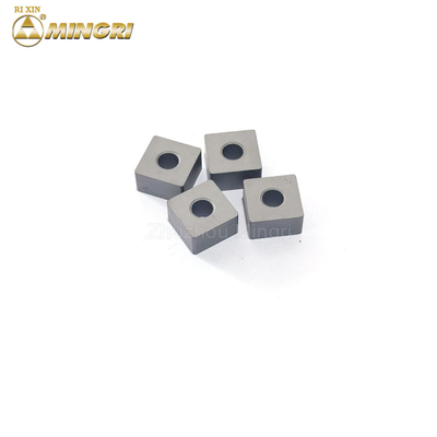 Kekerasan 12,7*12,7*6,5mm Chian Saw Machine Tungsten Carbide Insert / Tungsten Carbide Tips untuk pemotongan batu