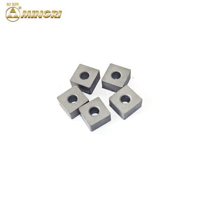 Kekerasan 12,7*12,7*6,5mm Chian Saw Machine Tungsten Carbide Insert / Tungsten Carbide Tips untuk pemotongan batu