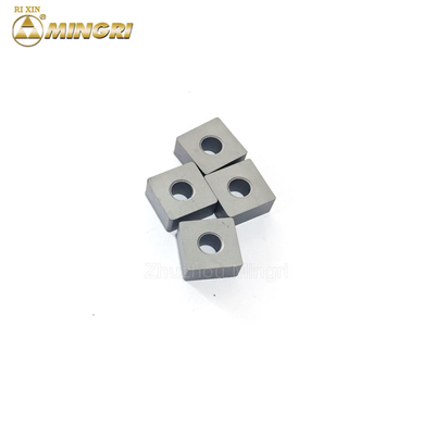 Hidup panjang Tungsten Karbida Chain Saw Insert untuk Pemotongan Marmer 12,7 * 12,7 * 6,5mm Ketahanan tinggi