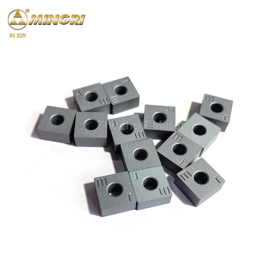 12.7x12.7x6.5 Square Widia Tips Tungsten Carbide Chain Saw Parts Insert untuk memotong batu