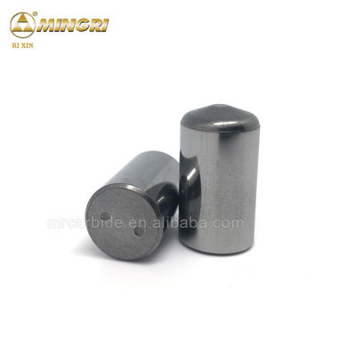 ISO 9001:2000 Bersertifikasi 100% Virgin Tungsten Carbide HPGR Stud Pin dengan Bagian Atas Hemisfer untuk Rol Penggilingan Tekanan Tinggi