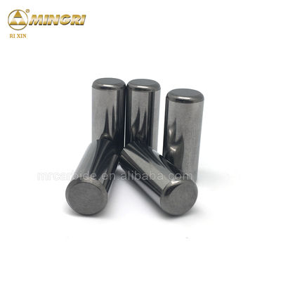 ISO 9001:2000 Bersertifikasi 100% Virgin Tungsten Carbide HPGR Stud Pin dengan Bagian Atas Hemisfer untuk Rol Penggilingan Tekanan Tinggi