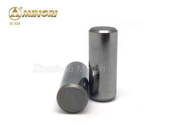 Grinding Kekuatan Tinggi / Poles Tungsten Carbide HPGR Pins / Buttons / Studs Untuk Penambangan Bijih Besi