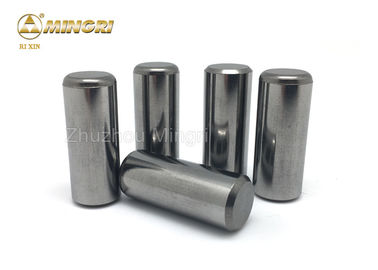 Grinding Kekuatan Tinggi / Poles Tungsten Carbide HPGR Pins / Buttons / Studs Untuk Penambangan Bijih Besi
