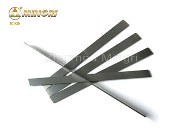 Cemented Tungsten Carbide Strips / Flat Bar Dengan Paduan Butir Halus Untuk Mesin Stainless Steel