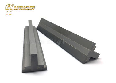 Yg6 Tungsten Carbide Strips, Brazed Tips Scraper Carbide Blade Waktu Kerja Yang Lama