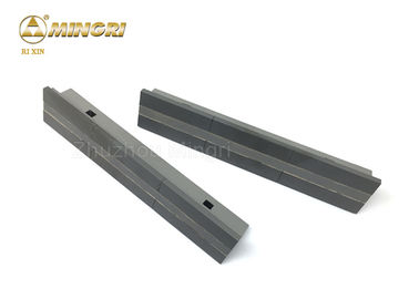 Yg6 Tungsten Carbide Strips, Brazed Tips Scraper Carbide Blade Waktu Kerja Yang Lama