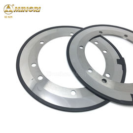 Mirror Polished Cemented Tungsten Carbide Tools Circle Disc Cutter Blade Untuk Memotong Kertas
