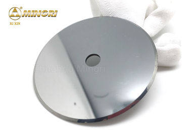 Hard Alloy Cemented Carbide Disc Cutter Pisau Bulat Kecil Untuk Memotong Plastik Tabung Pvc