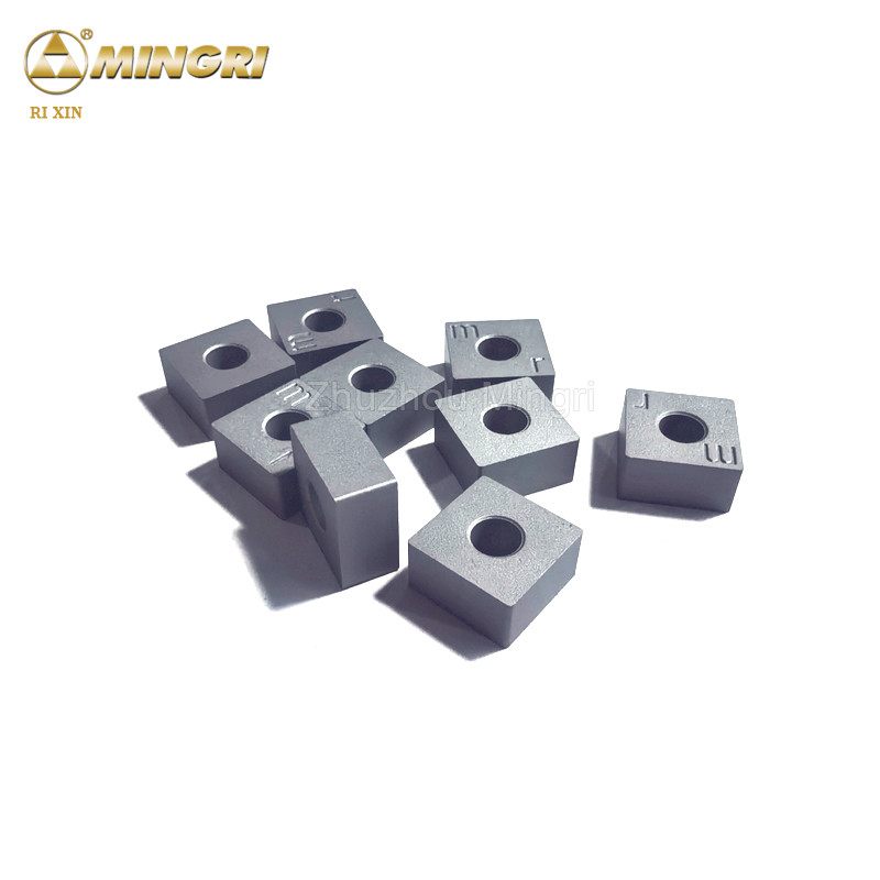 12.7x12.7x6.5 Square Widia Tips Tungsten Carbide Chain Saw Parts Insert untuk memotong batu