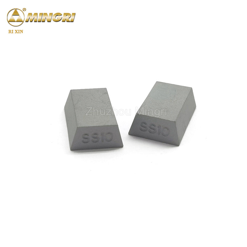 YG10C Grade SS10 Tungsten Carbide Tips Pemotongan Batu Untuk Kekerasan Tinggi Di Pasar Mesir Dan Libya HRA 87-90.5