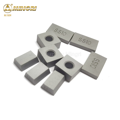 SS10 Tungsten Cemented Carbide Brazing Tips lapisan nikel
