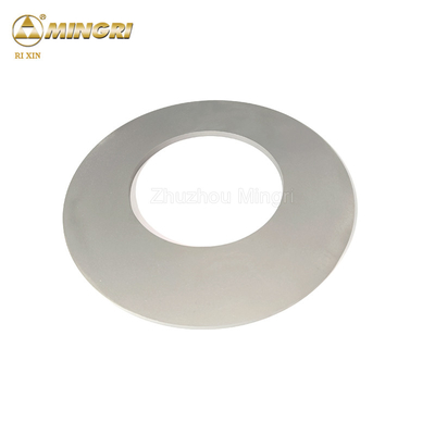 Pisau pemotong roller lingkaran karbida tungsten untuk memotong lembaran baja silikon atau foil aluminium