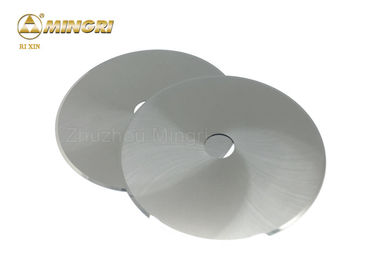 Pemotong Tembakau Pisau Pemotong Cemented Carbide Disc Cemented / Knief Round Shape