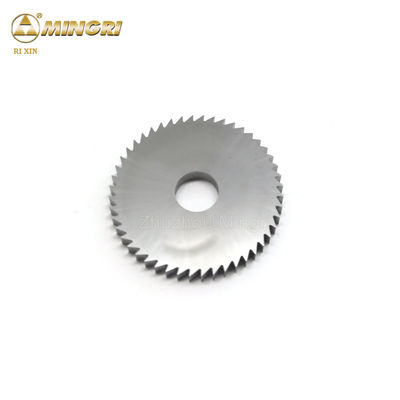 Pisau Bulat Tungsten Carbide Blade Dipoles Untuk Memotong Gigi Bentuk V.