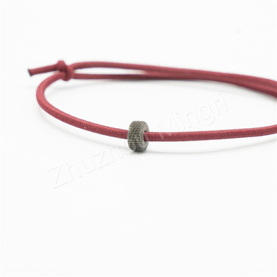 OEM Tungsten Carbide Bead Fly Fishing Beads Dengan Glass Greaker Escape Bracelet