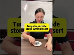 12.7 * 12.7 * 6.5mm Tungsten Carbide Square Chain Saw Sisipan Untuk Mesin Pemotong Batu